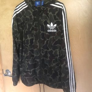 Adidas Camo Jacket Size Medium